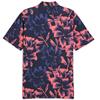 Puma Gents MATTR Broken Flower Polo Shirt Navy - Orange
