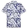 Puma Gents MATTR Broken Flower Polo Shirt White - Blue