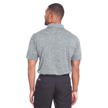Puma Gents Icon Heather Polo Shirt Slate Sky