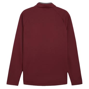 Puma Gents Waffle Fleece ¼ Zip Top Ruby Shimmer