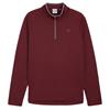 Puma Gents Waffle Fleece ¼ Zip Top Ruby Shimmer