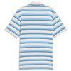 Puma Gents Cloudspun Stripe Polo Shirt  Warm White - Team Light Blue
