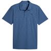 Puma Gents Mattr Deco Jacquard Polo Shirt Dark Indigo
