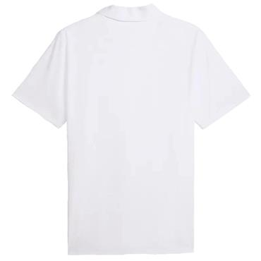 Puma Gents Mattr Deco Jacquard Polo Shirt White Glow