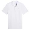 Puma Gents Mattr Deco Jacquard Polo Shirt White Glow