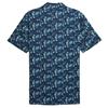 Puma Gents Mattr Deco Polo Shirt Deep Navy - Mint Jelly