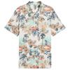 Puma Gents Cloudspun Palm Polo Shirt  Warm White - Mint Jelly - Melon Glow