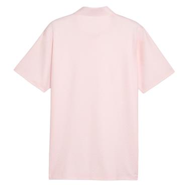 Puma Gents Mattr Scallop Polo Shirt Rose Blossom - Warm White