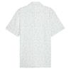 Puma Gents Cloudspun Argyle Bloom Polo Shirt Warm White - Team Light Blue