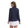 Puma Ladies  Pure Textured Full Zip Jacket Deep Navy
