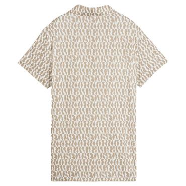 Puma Ladies Cloudspun Wavey Polo Shirt Ice Coffee