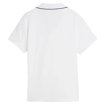 Puma Ladies Cloudspun Essential Polo Shirt White Glow