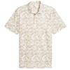 Puma Gents Pure 2.0 Floral Polo Shirt Warm White