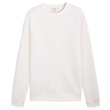 Puma Gents Cloudspun Fleece Crewneck Warm White