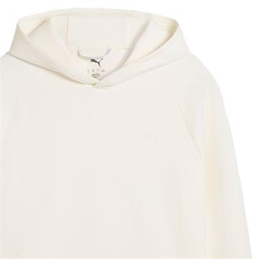 Puma Gents Cloudspun Fleece Hoodie White