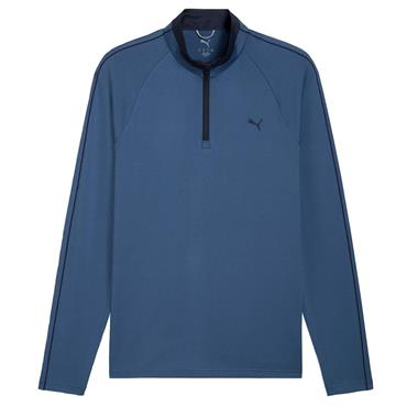 Puma Gents Pure 3.0 1/4 Zip Dark Indigo - Deep Navy