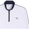 Puma Gents Pure 3.0 1/4 Zip White Glow - Deep Navy