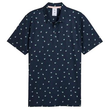 Puma Gents Arnold Palmer Cloudspun Polo Shirt Deep Navy