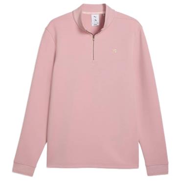 Puma Gents Arnold Palmer Cloudspun ¼ Zip Jacket Rose Glow