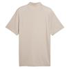 Puma Gents Cloudspun Mono Check Polo Shirt White - Coffee