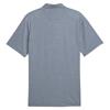 Puma Gents Cloudspun Mono Check Polo Shirt White Glow - Deep Navy