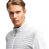Puma Gents Cloudspun Tech Hybrid ½ Zip Jacket White Glow - Platino Grey