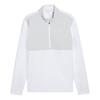 Puma Gents Cloudspun Tech Hybrid ½ Zip Jacket White Glow - Platino Grey