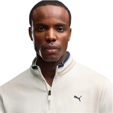 Puma Gents Cloudspun Tech Coastal Claret ¼ ZIp Jacket Birch