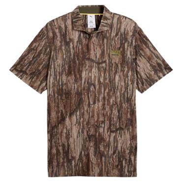 Puma Gents x RealTree Camo Polo Shirt Dusty Olive