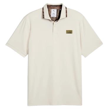 Puma Gents x RealTree Solid Polo Shirt Alpine Snow