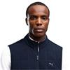 Puma Gents Cloudspun Fleece Hybrid Vest Deep Navy