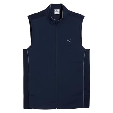 Puma Gents Cloudspun Fleece Hybrid Vest Deep Navy