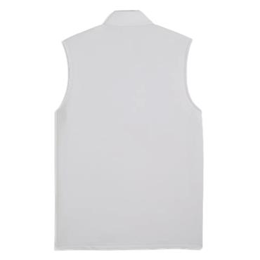Puma Gents Cloudspun Fleece Hybrid Vest Platino Grey