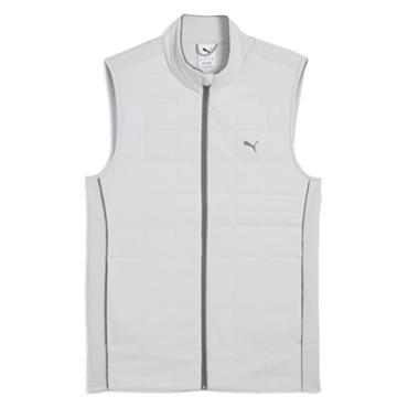 Puma Gents Cloudspun Fleece Hybrid Vest Platino Grey