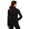 EPNY Ladies Long Sleeve Mixed Media Chevron Jacket Black