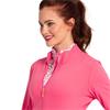 EPNY Ladies Long Sleeve Zip Front Jacket Ruby Peach