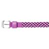 FootJoy Ladies Braided Belt Black - White - Berry
