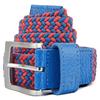 FootJoy Gents Braided Belt Coastal Blue - Nantucket Red