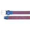 FootJoy Gents Braided Belt Coastal Blue - Nantucket Red