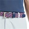 FootJoy Gents Braided Belt Black - Pink Pop