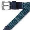 FootJoy Gents Braided Belt Navy - Field Green