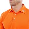 FootJoy Gents Stretch Pique Solid Polo Shirt Orange
