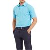 FootJoy Gents Stretch Pique Solid Polo Shirt Riviera Blue