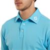FootJoy Gents Stretch Pique Solid Polo Shirt Riviera Blue