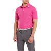 FootJoy Gents Stretch Pique Solid Polo Shirt Hot Pink