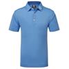 FootJoy Junior Solid Stretch Pique Polo Shirt Light Blue