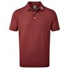 FootJoy Gents Stretch Pique Solid Polo Shirt Maroon