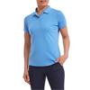 FootJoy Ladies Stretch Pique Solid Polo Shirt Light Blue