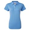 FootJoy Ladies Stretch Pique Solid Polo Shirt Light Blue