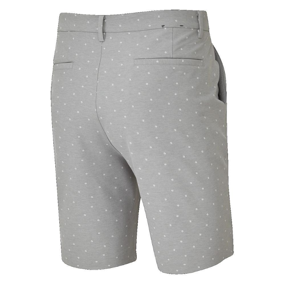 FootJoy Gents Print Shorts Grey